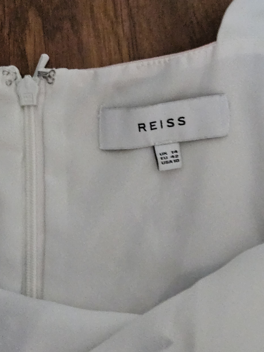 Reiss Pink White and Black Asymmetrical Halter Dress - Picture 5 of 6